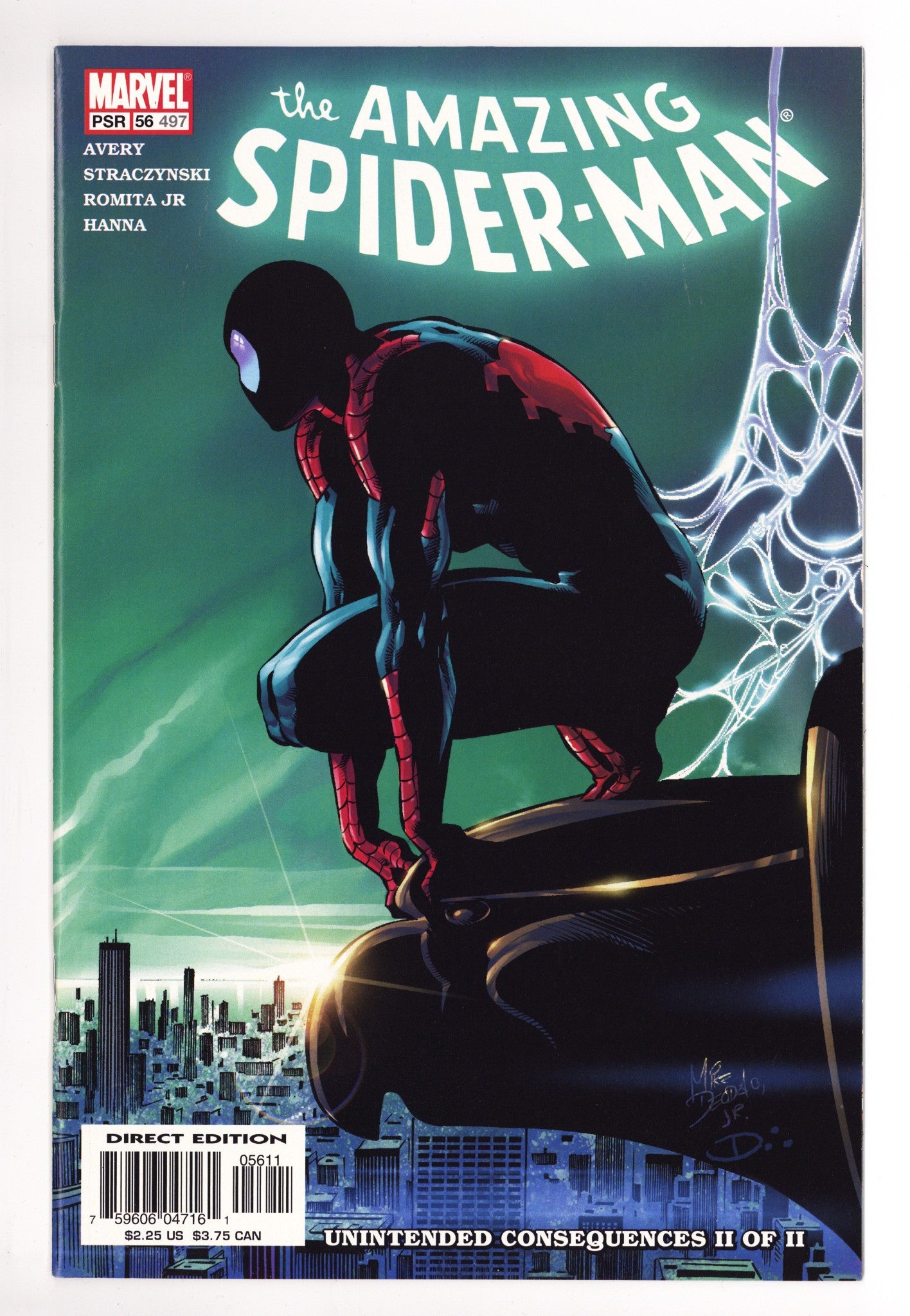 The Amazing Spider-Man Vol 2 56 (497) High Grade (2003) 
