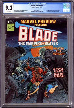 Marvel Preview   3 CGC 9.2 (NM-)   (1975)
