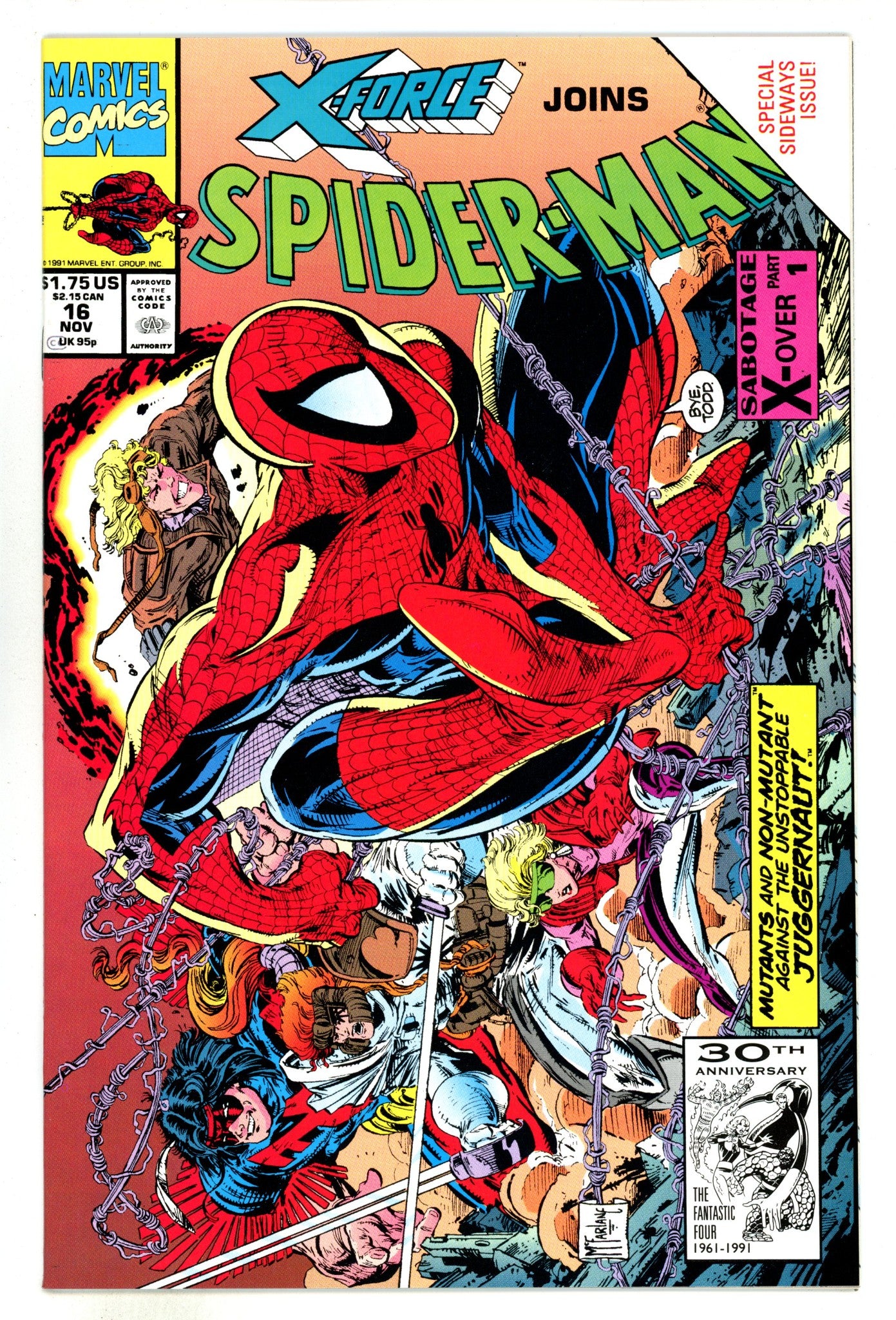 Spider-Man Vol 1 16 NM (9.4) (1991) 