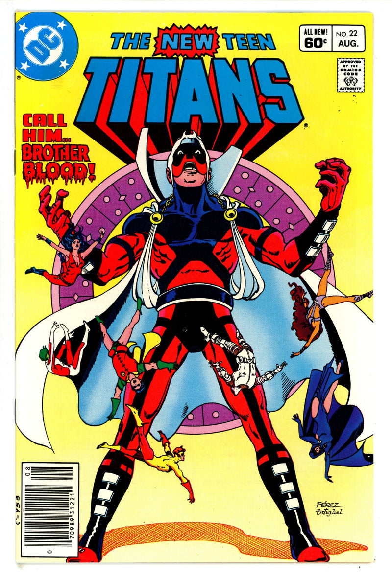 The New Teen Titans Vol 1 22 Newsstand NM- (9.2) (1982)