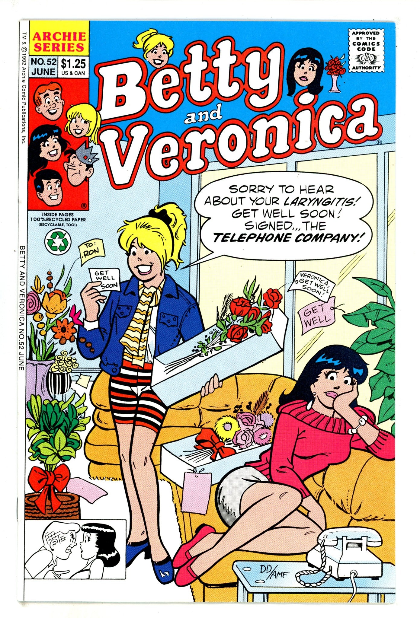 Betty and Veronica Vol 1 52 High Grade (1992) 