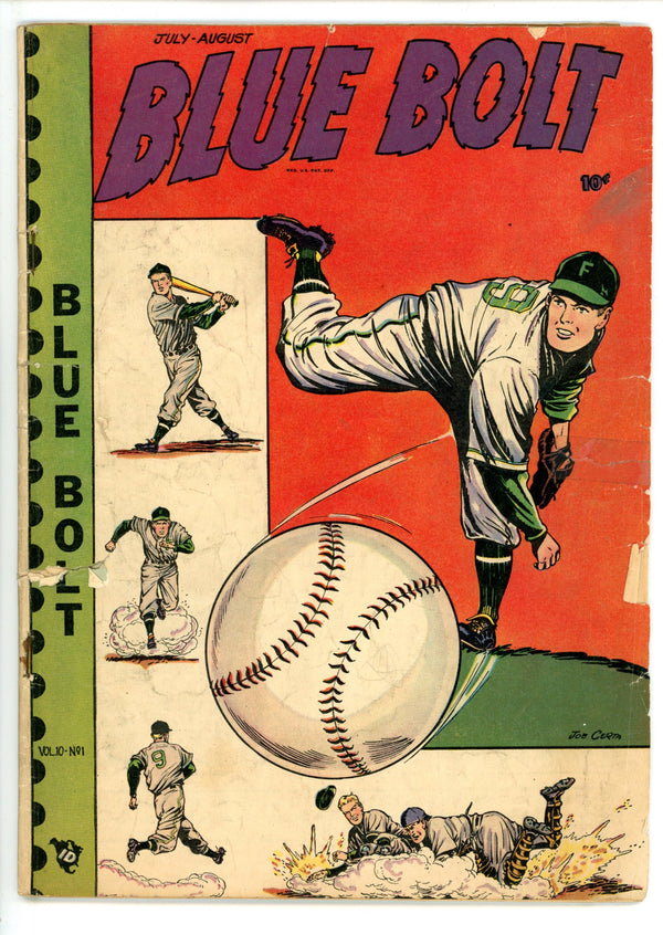 Blue Bolt Vol 10 1 [100] GD (2.0) (1949)