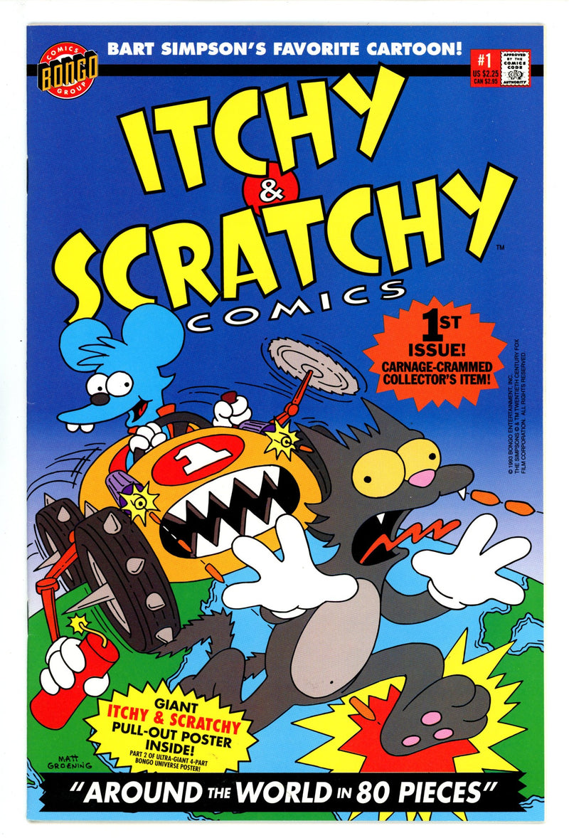 Itchy & Scratchy Comics 1 VF/NM (9.0) (1993) 