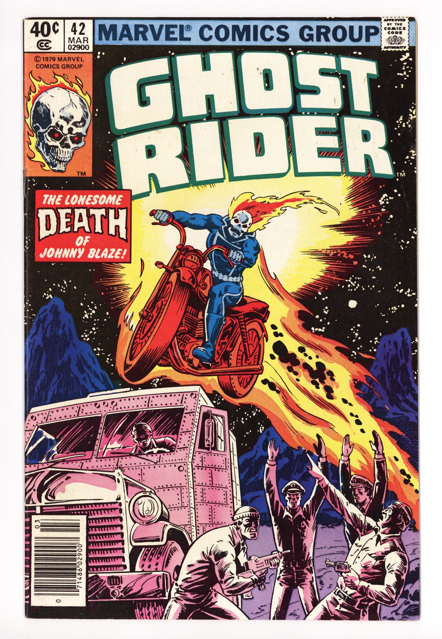 Ghost Rider Vol 1 42 Mid Grade (1980) Newsstand 
