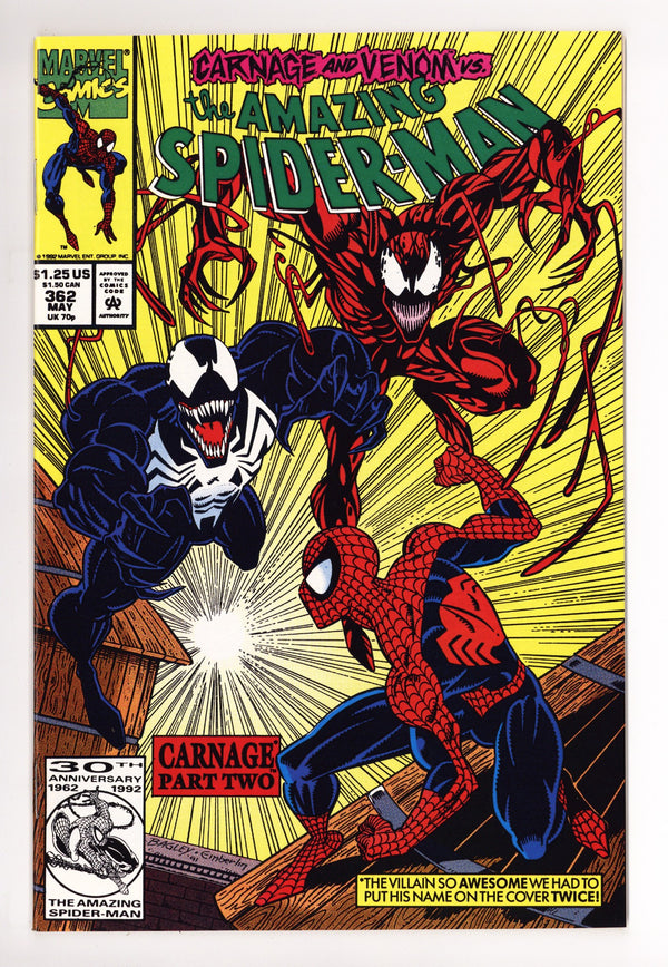 The Amazing Spider-Man Vol 1 362 NM- (9.2) (1992)