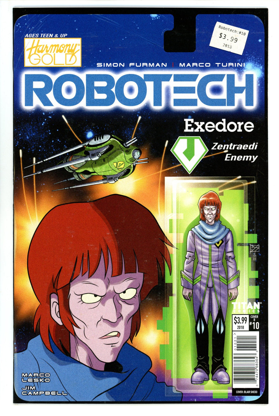 Robotech 10 Mid Grade (2018) Shedd Action Figure Variant 