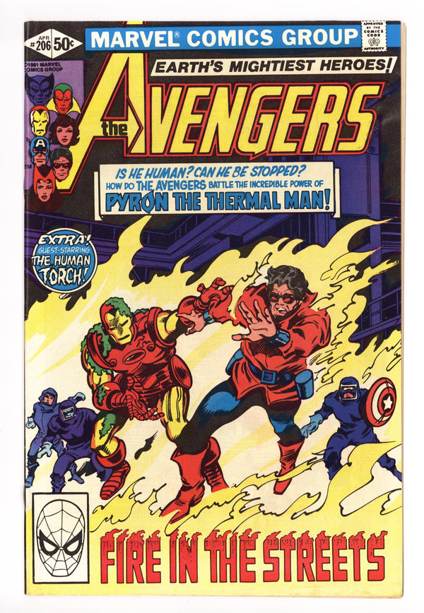 The Avengers Vol 1 206 Mid Grade (1981)