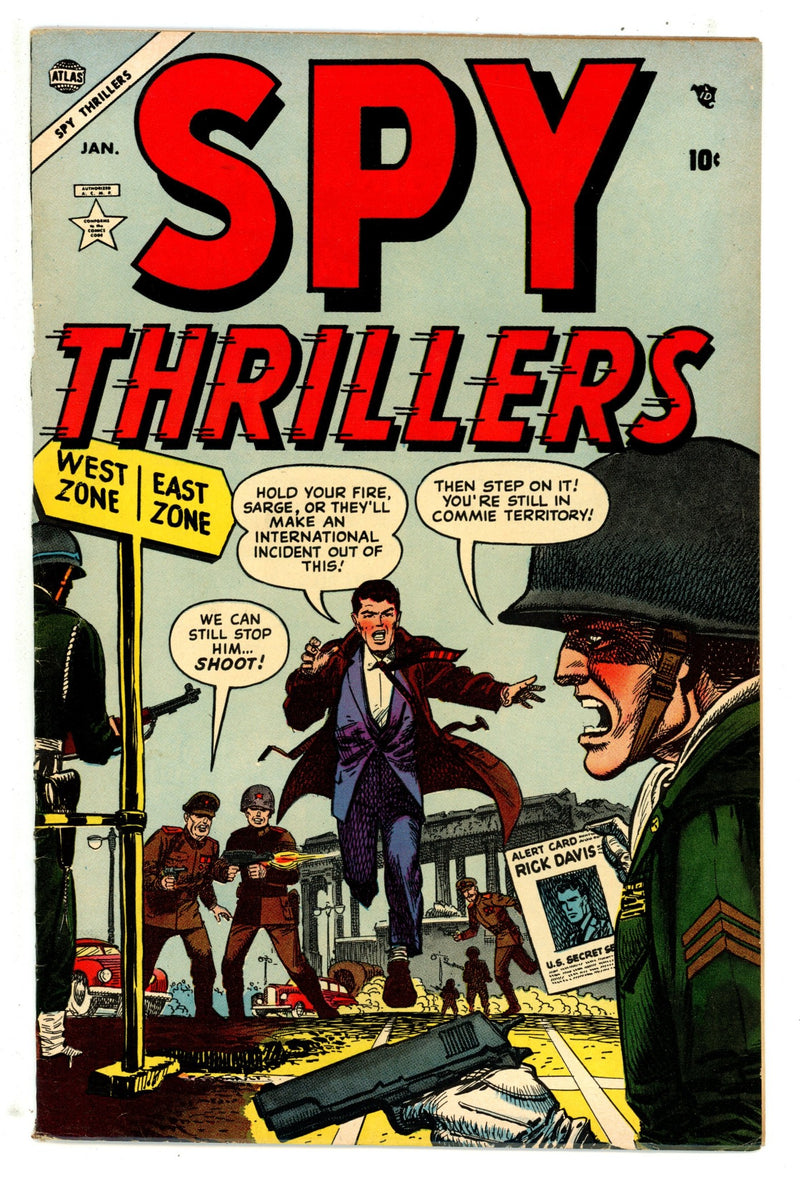 Spy Thrillers 2 FN- (5.5) (1955) 