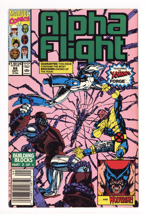 Alpha Flight Vol 1 88 High Grade (1990) Newsstand 