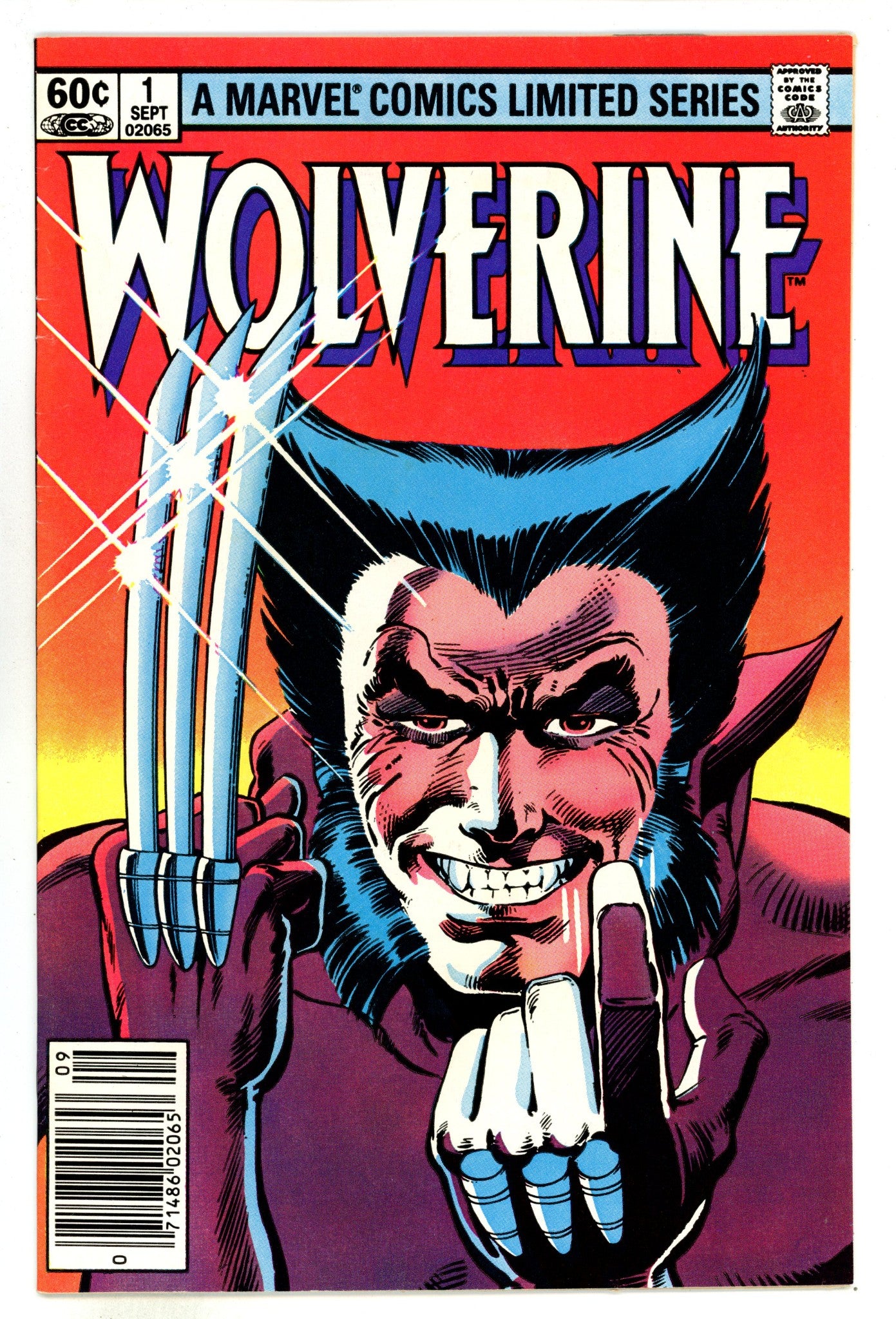 Wolverine Vol 1 1 VF- (7.5) (1982) Newsstand 