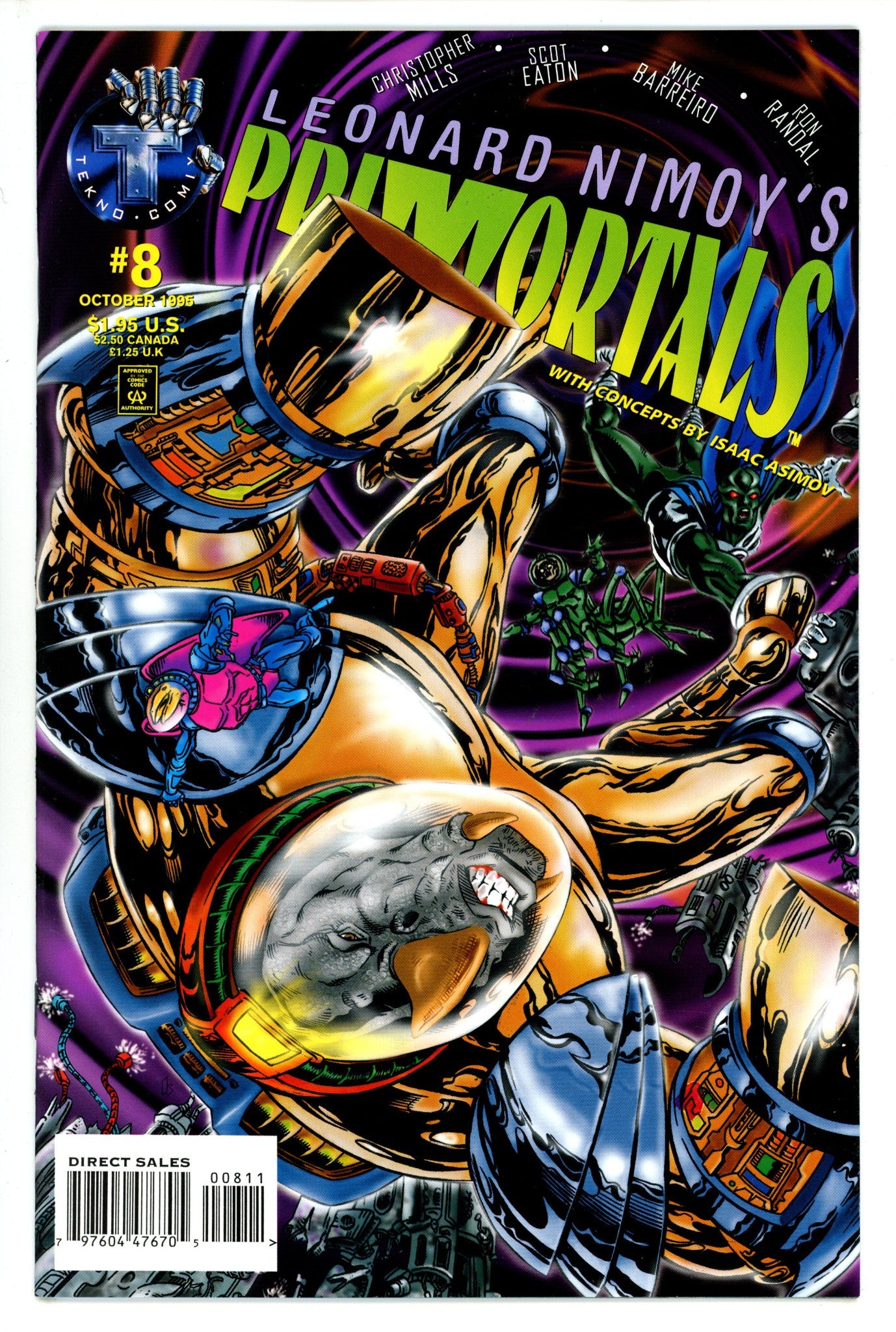 Leonard Nimoy's Primortals Vol 1 8 (1995)