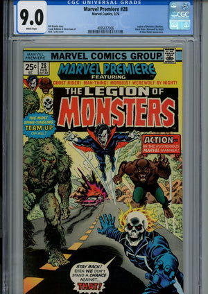 Marvel Premiere 28 CGC 9.0 (VF/NM) (1976) 