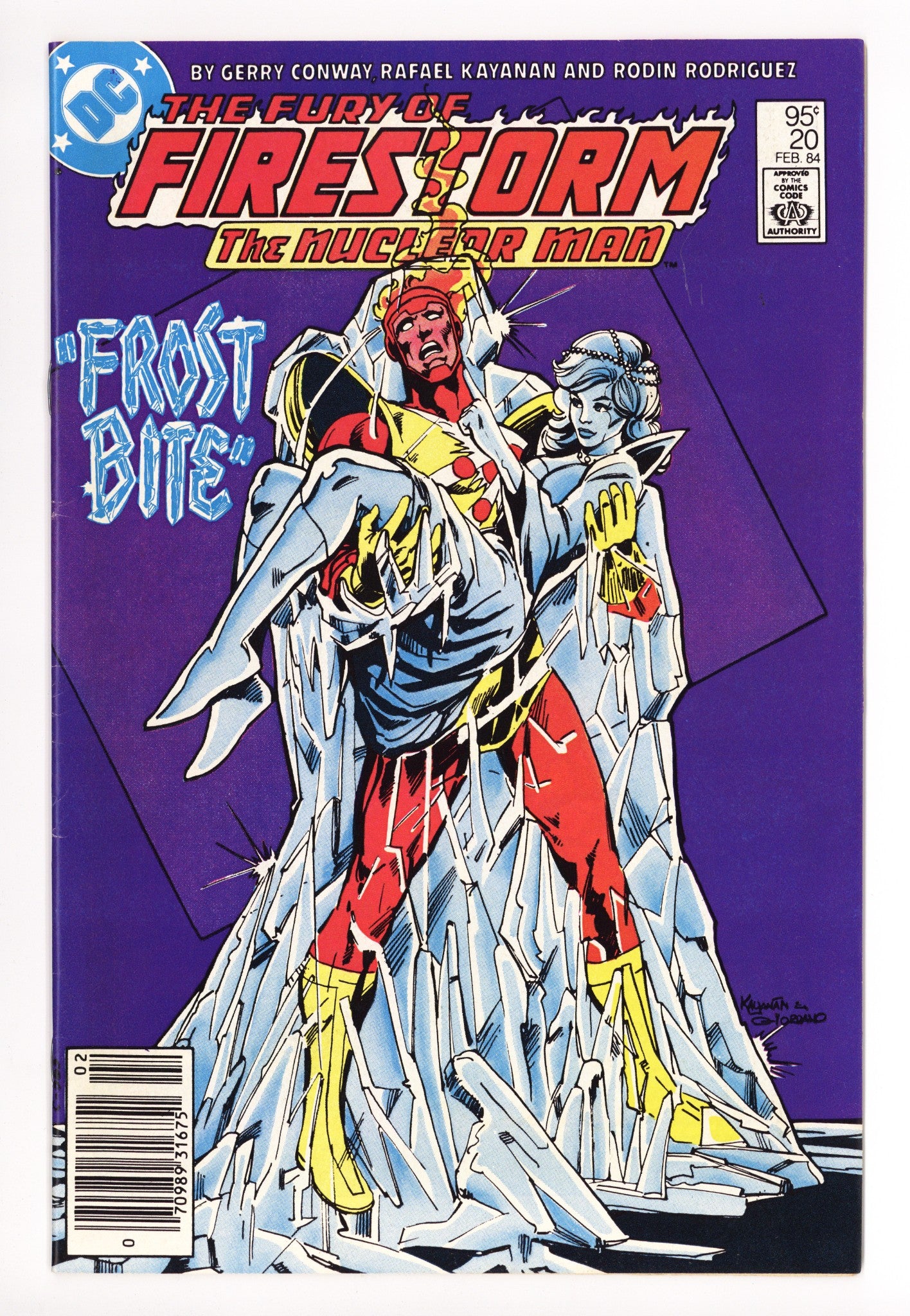 The Fury of Firestorm Vol 2 20 Mid Grade (1984) Canadian Price Variant 