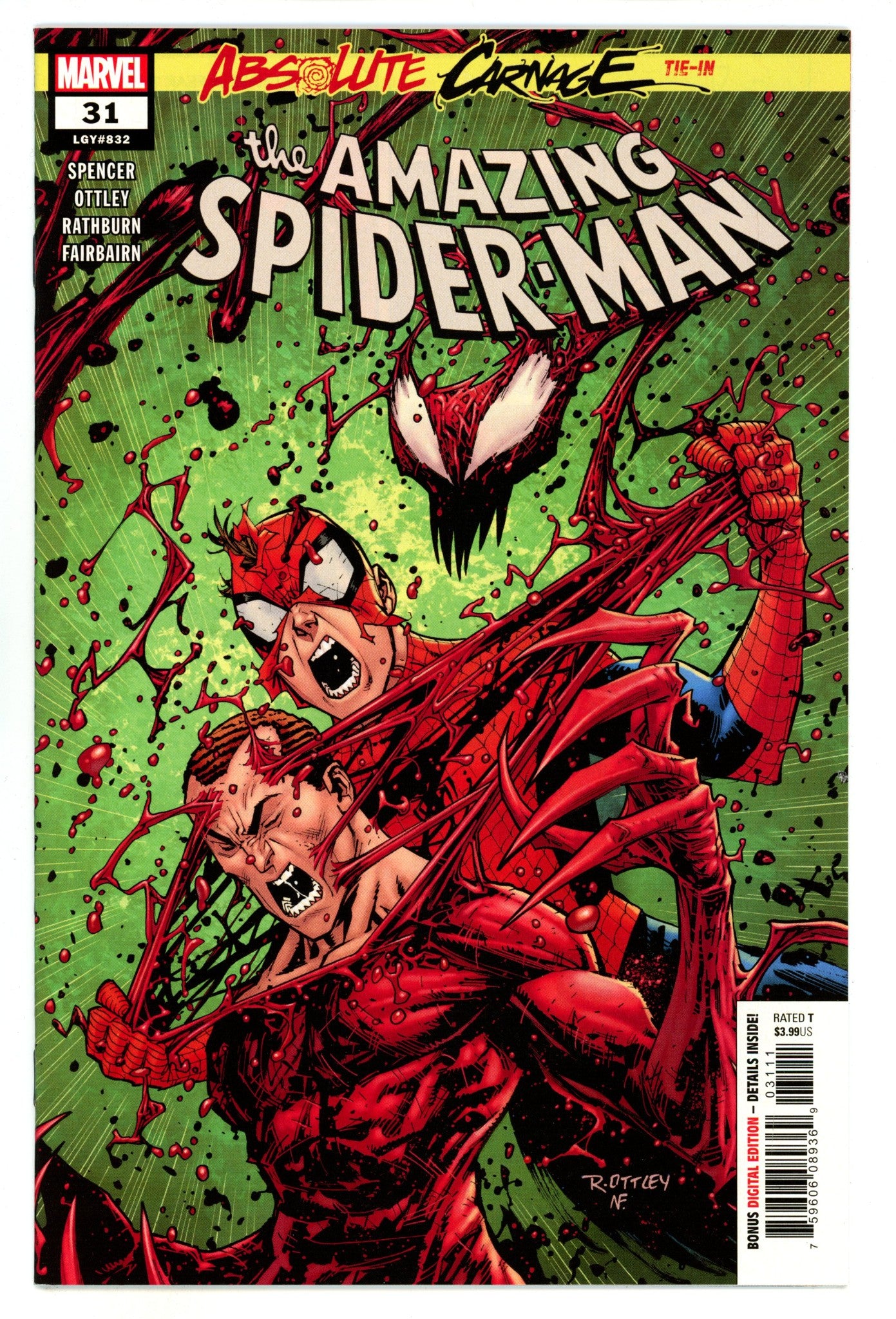 Amazing Spider-Man Vol 5 31 (832)  High Grade  (2019)  