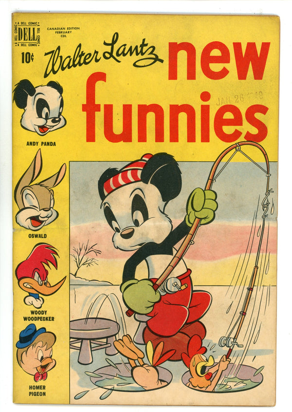 Walter Lantz New Funnies 144 VG/FN (5.0) (1949) Canadian Edition