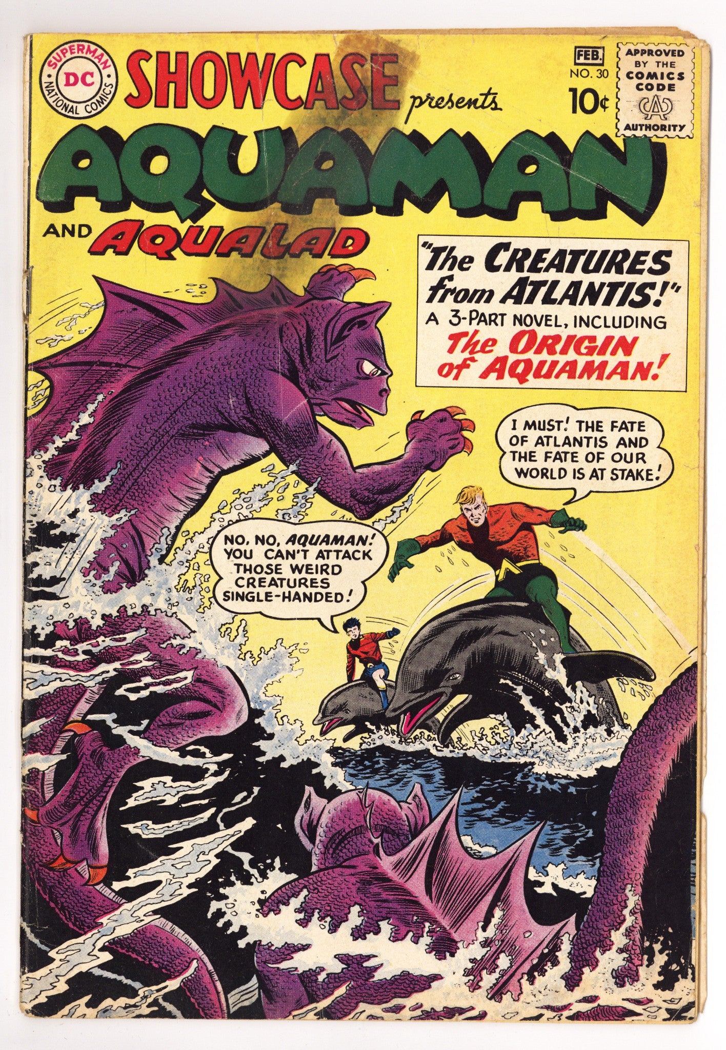 Showcase 30 GD+ (2.5) Top Staple Replaced (1961) 