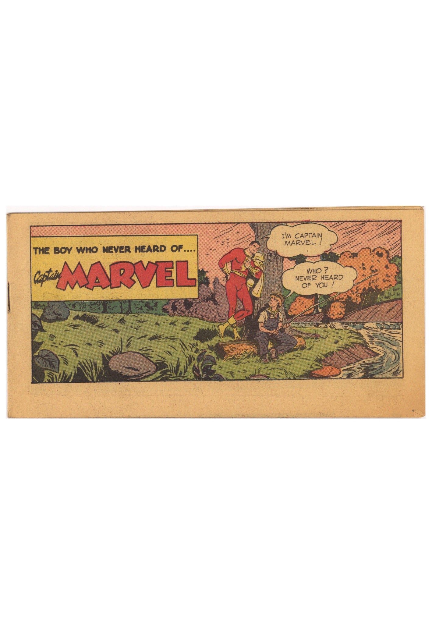 The Boy Who Never Heard of Captain Marvel [nn] FN (6.0) (1950) 