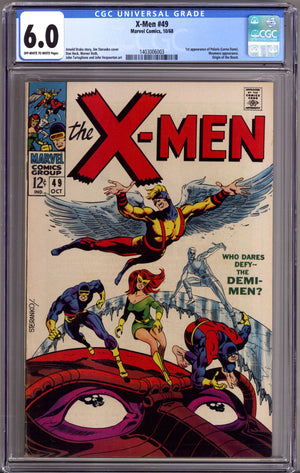 The X-Men Vol 1 49 CGC 6.0 (FN) (1968)