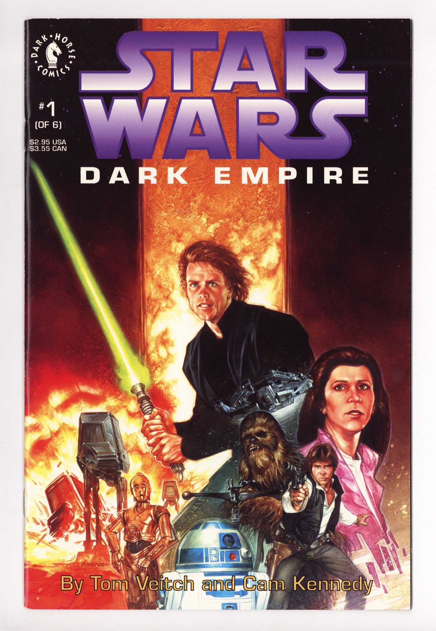 Star Wars: Dark Empire 1 High Grade (1991) 2nd Print 