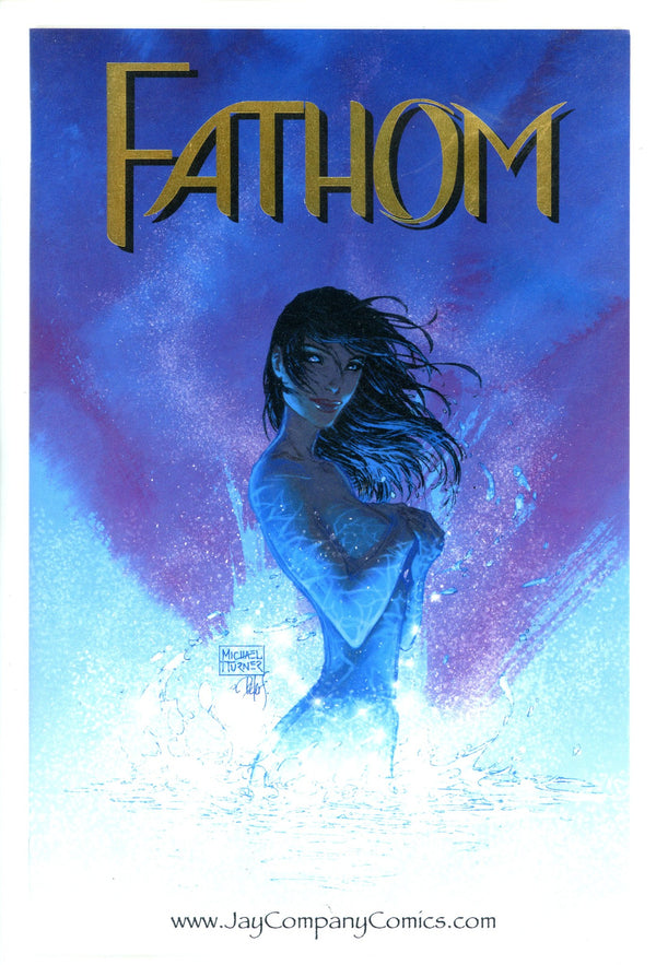 Fathom Swimsuit Special 1 NM- (9.2) 1/500 (1999) Turner Gold Foil Exclusive Variant