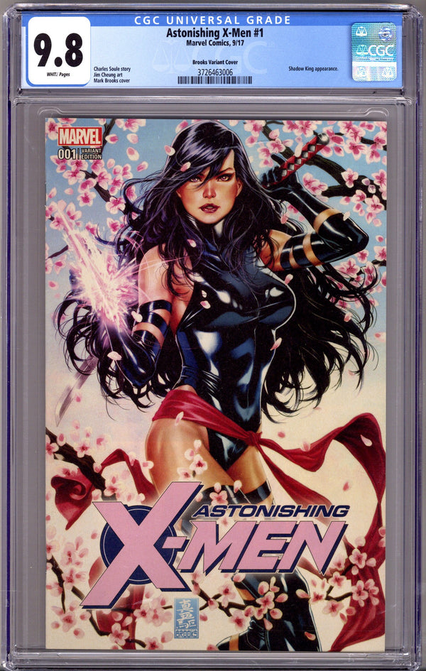 Astonishing X-Men Vol 4 1 CGC 9.8 (NM/M) (2017) Brooks Exclusive Variant