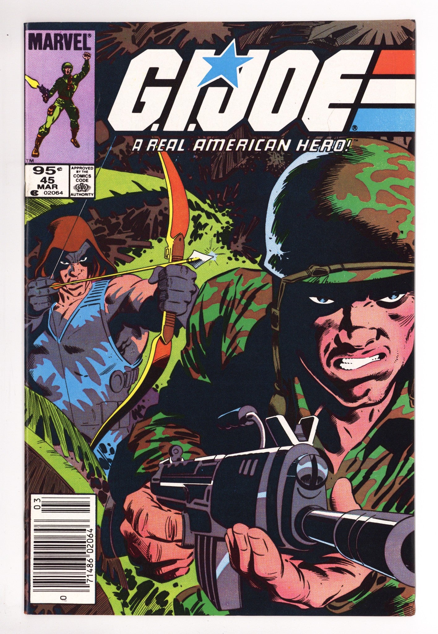 G.I. Joe, A Real American Hero 45 VF/NM (9.0) (1986) Canadian Price Variant 