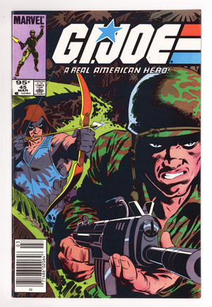 G.I. Joe, A Real American Hero 45 VF/NM (9.0) (1986) Canadian Price Variant