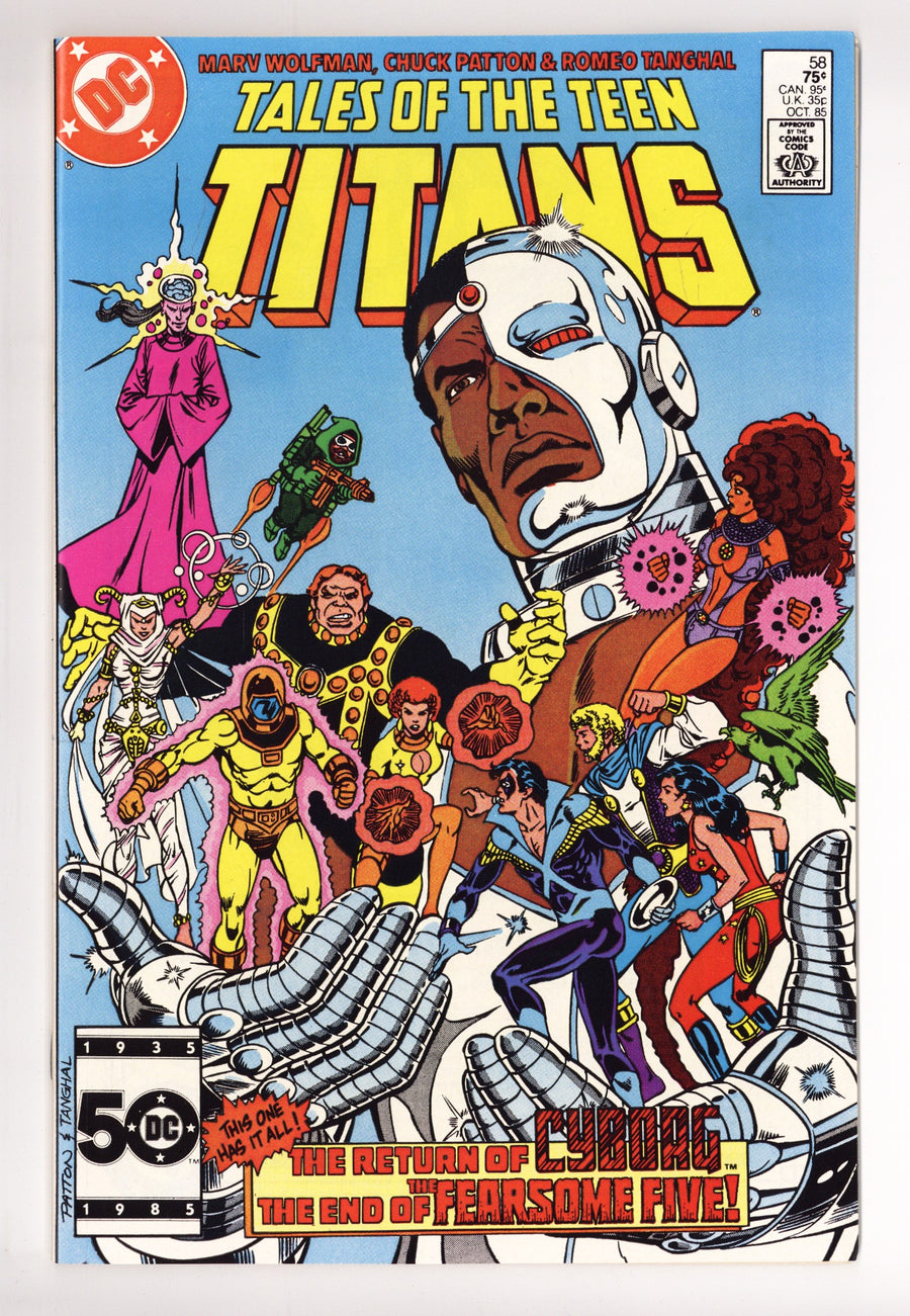 Tales of the Teen Titans 58 High Grade (1985) 