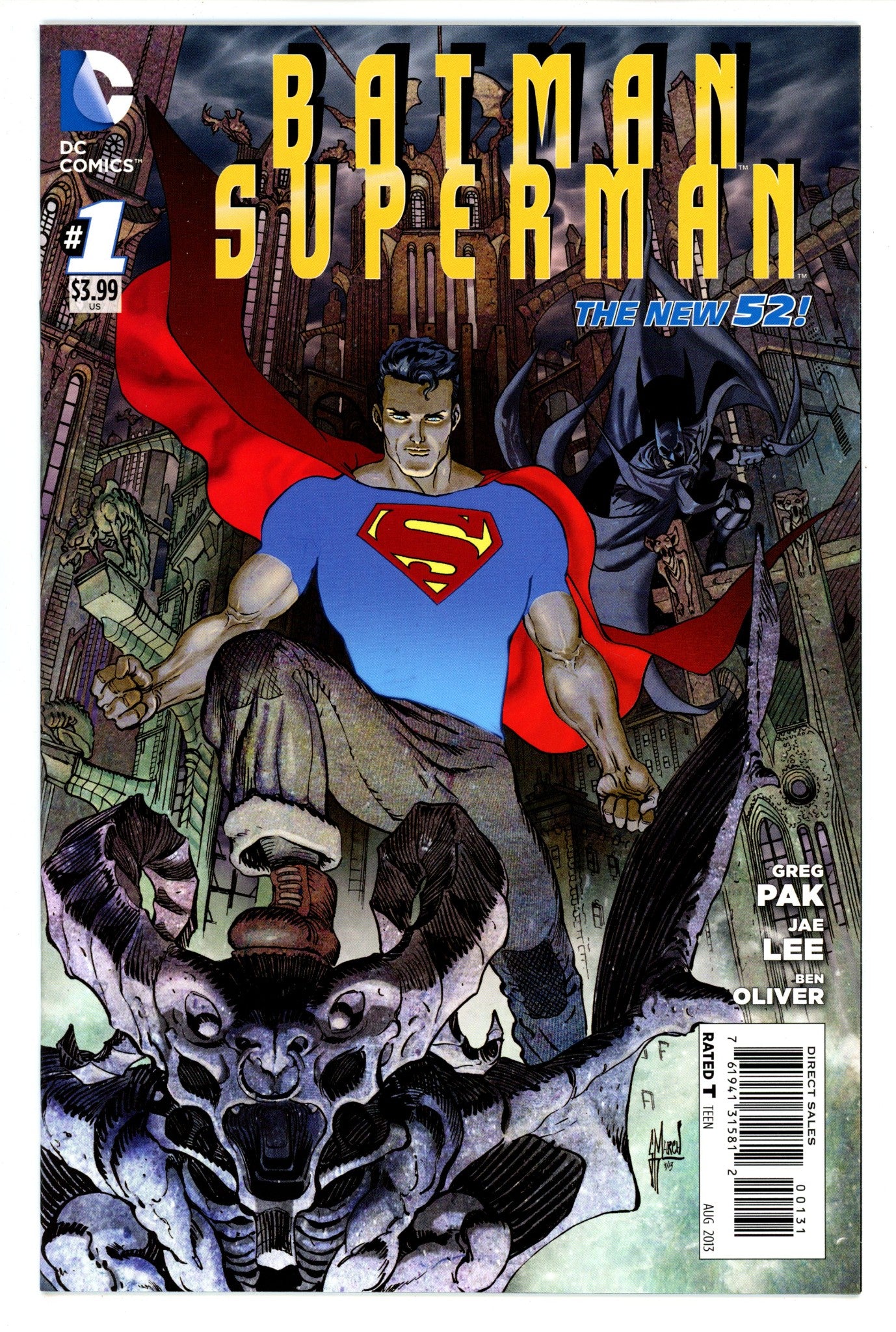 Batman / Superman 1 High Grade (2013) March Incentive Variant 