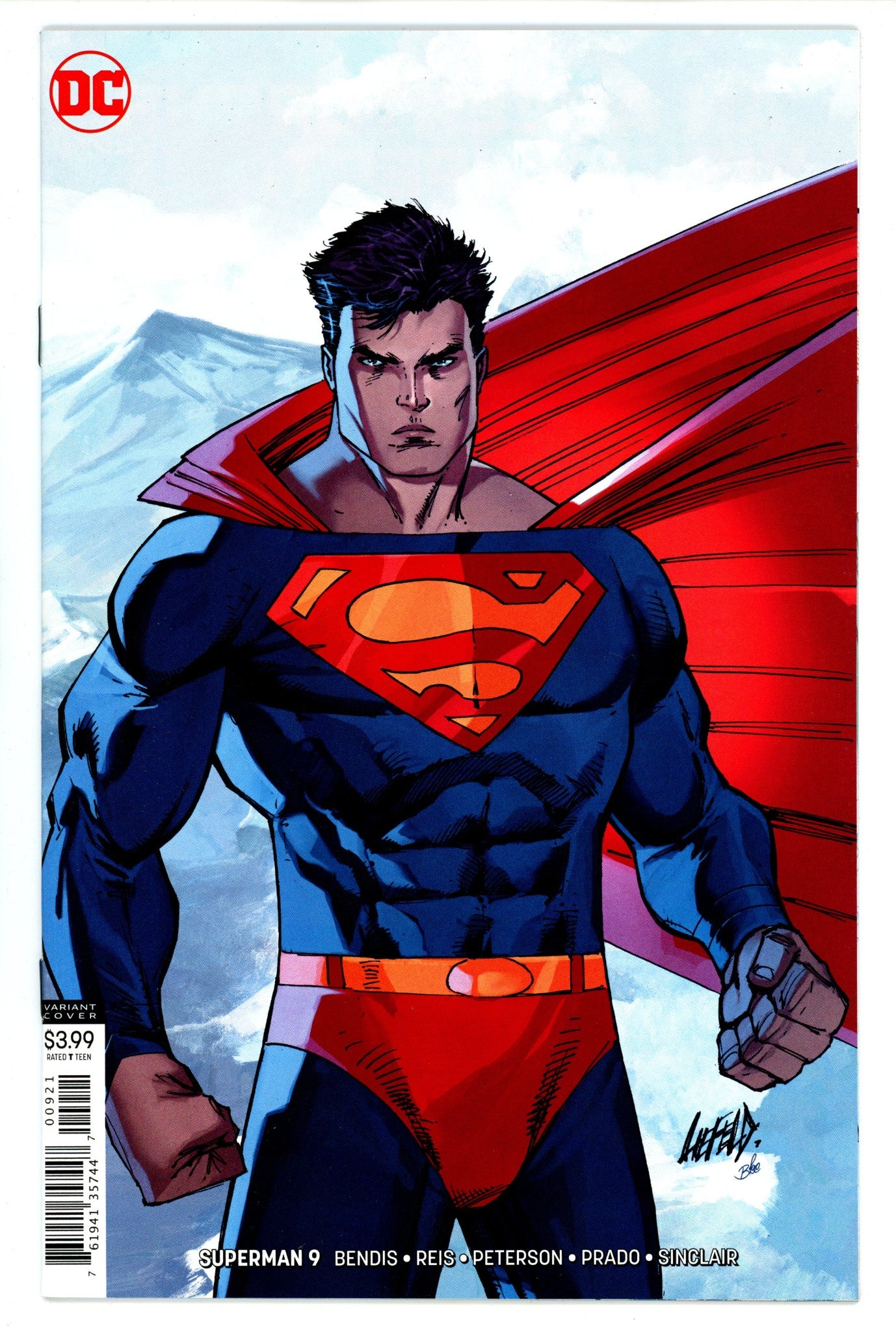 Superman Vol 5 9 High Grade (2019) Liefeld Variant 