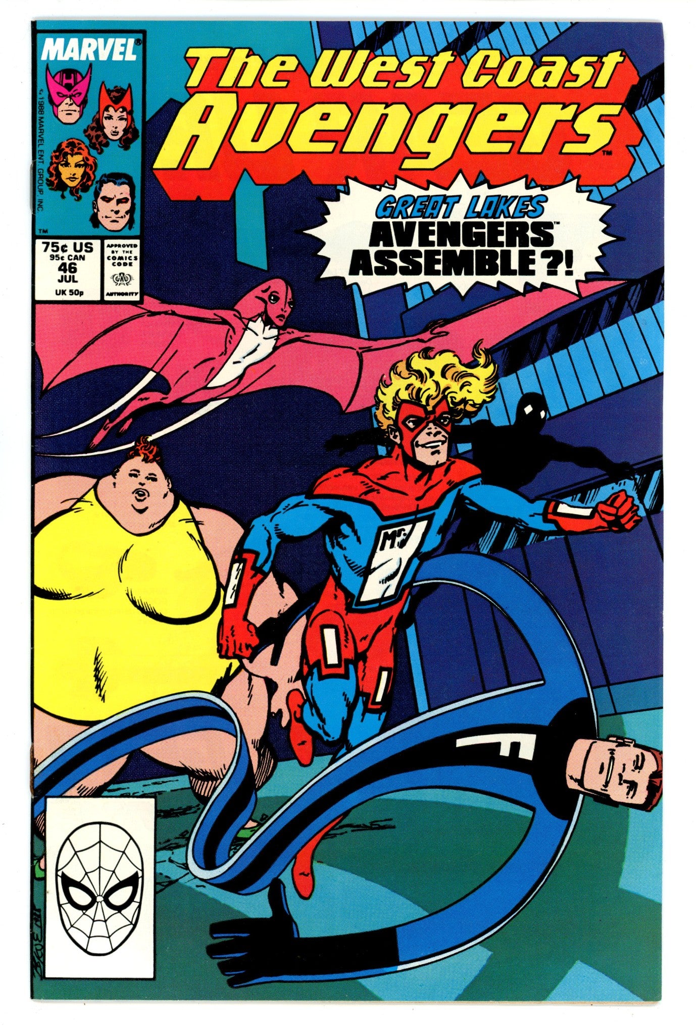 West Coast Avengers Vol 2 46 FN- (5.5) (1989) 
