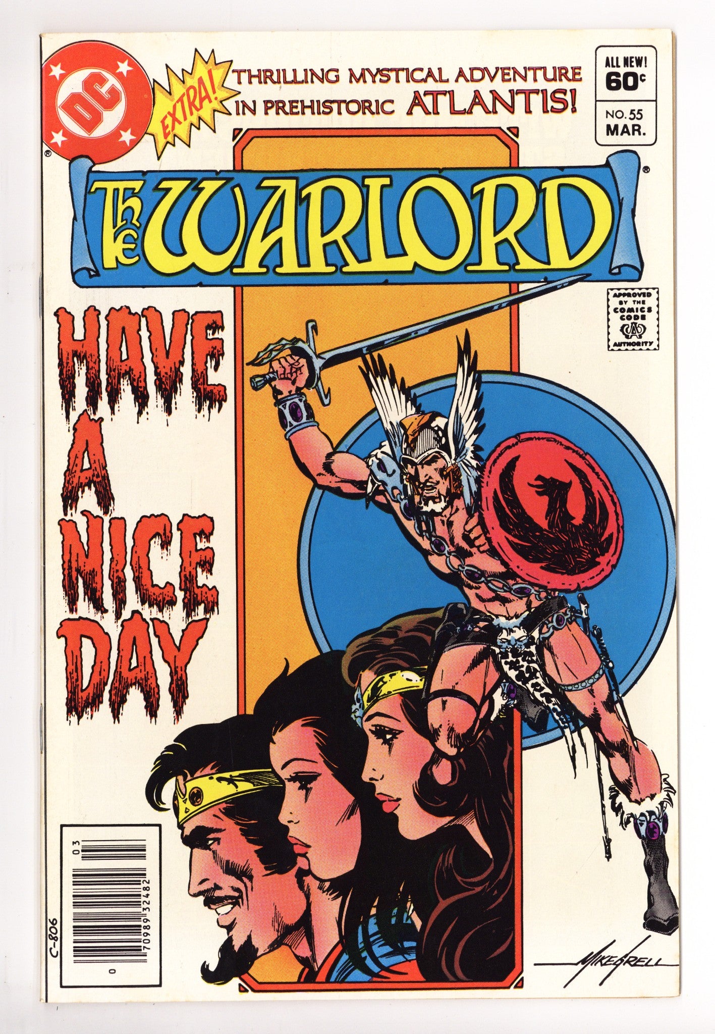Warlord Vol 1 55 High Grade (1982) Newsstand 