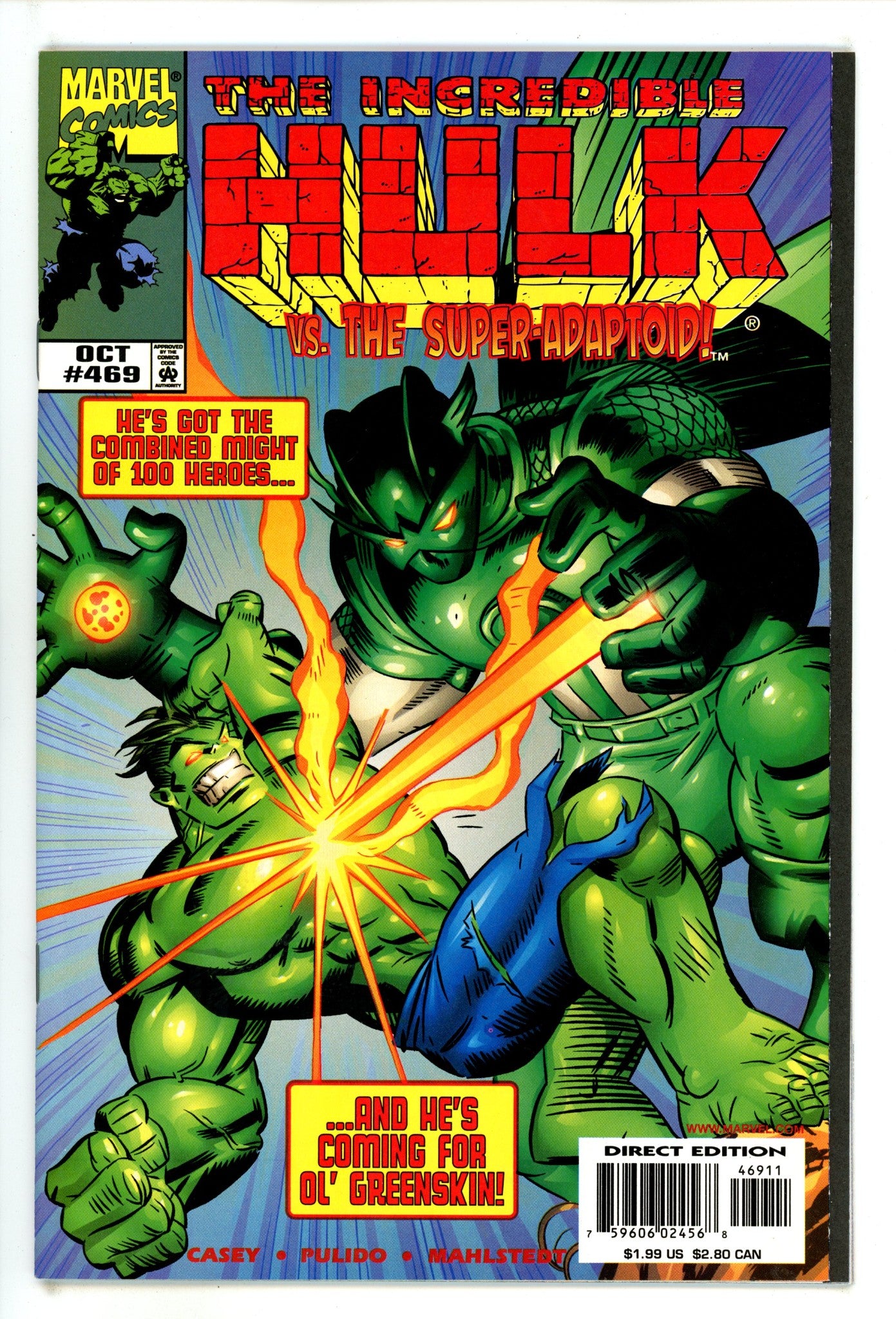 The Incredible Hulk Vol 1 469 High Grade (1998) 
