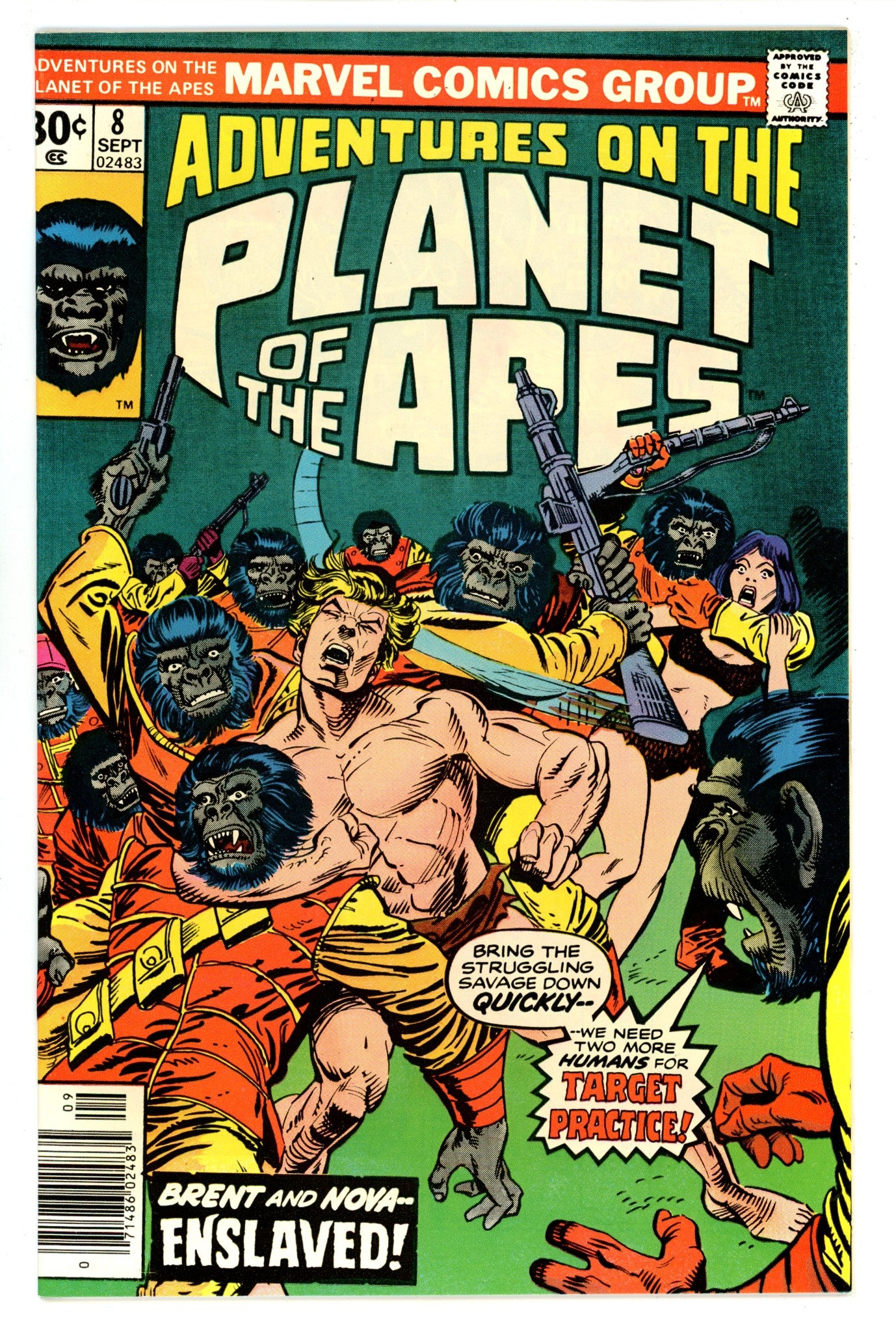 Adventures on the Planet of the Apes  8  NM (9.4)  (1976)   