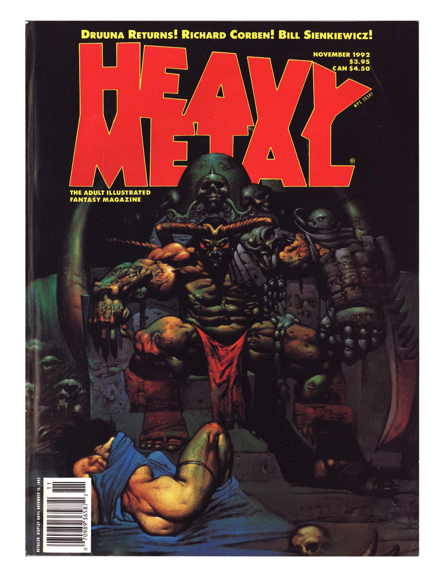 Heavy Metal Magazine Vol 17 4 Mid Grade (1992) 