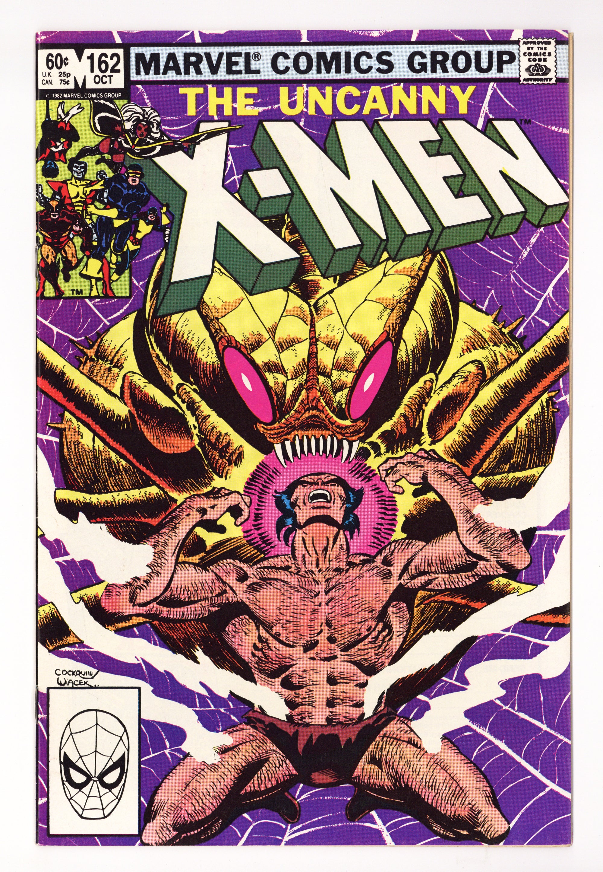 The Uncanny X-Men Vol 1 162  VF- (7.5)   (1982)        