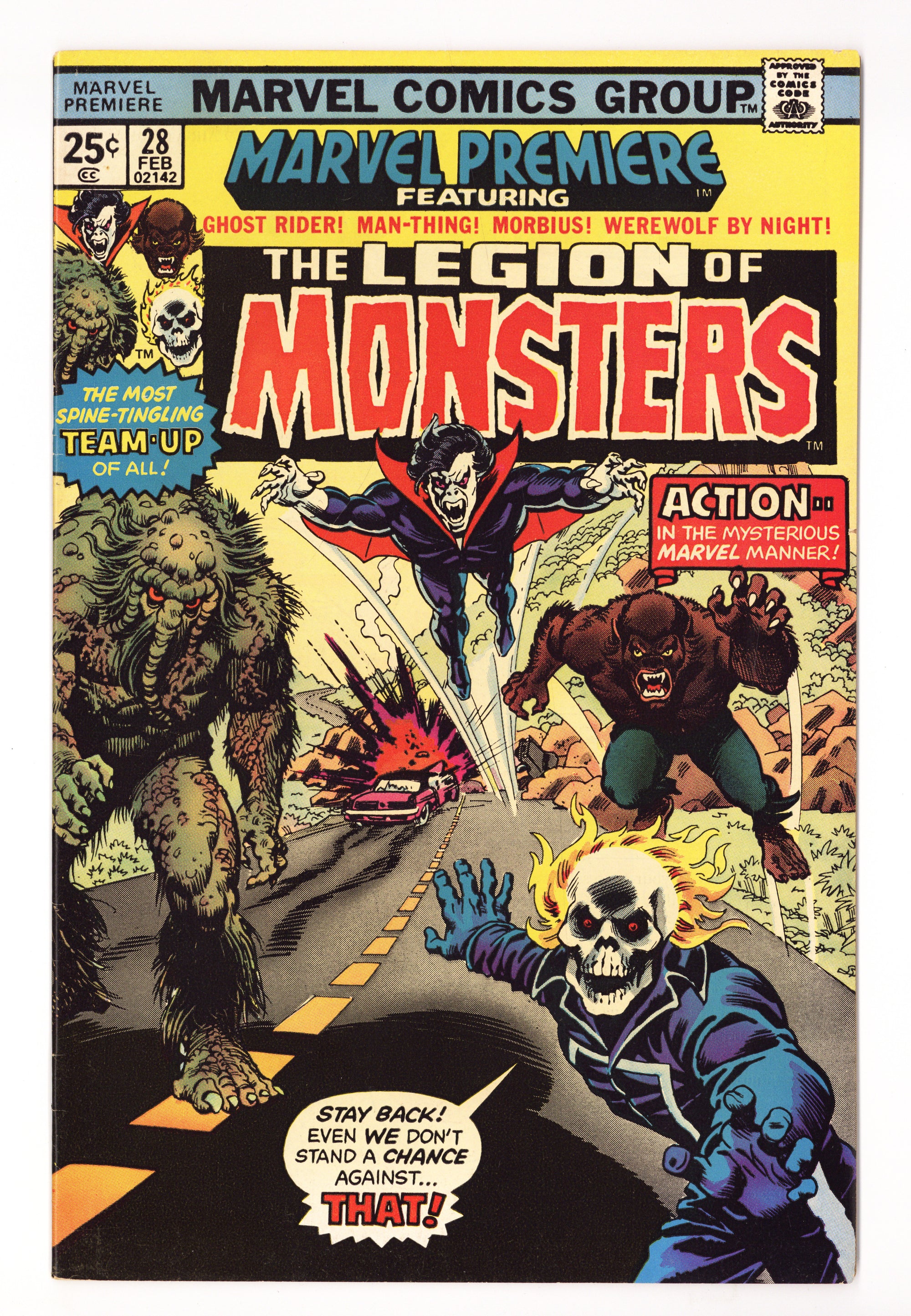 Marvel Premiere 28 VF- (7.5) (1976) 