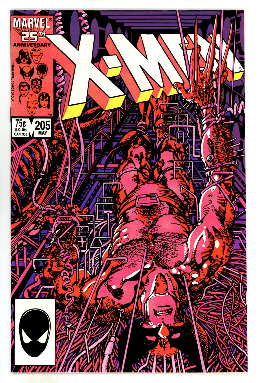 The Uncanny X-Men Vol 1 205  FN (6.0)  (1986)  
