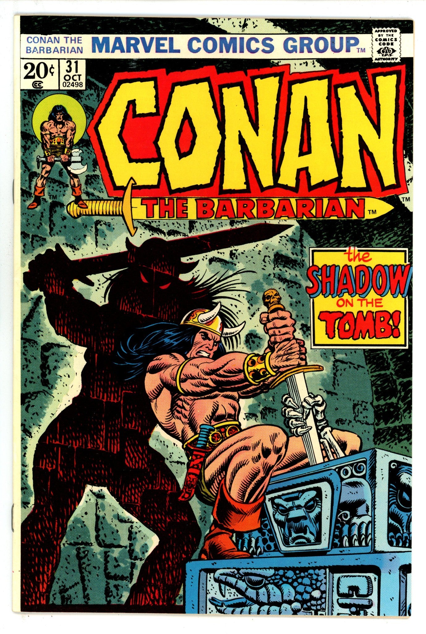 Conan the Barbarian Vol 1 31 VF+ (8.5) (1973) 