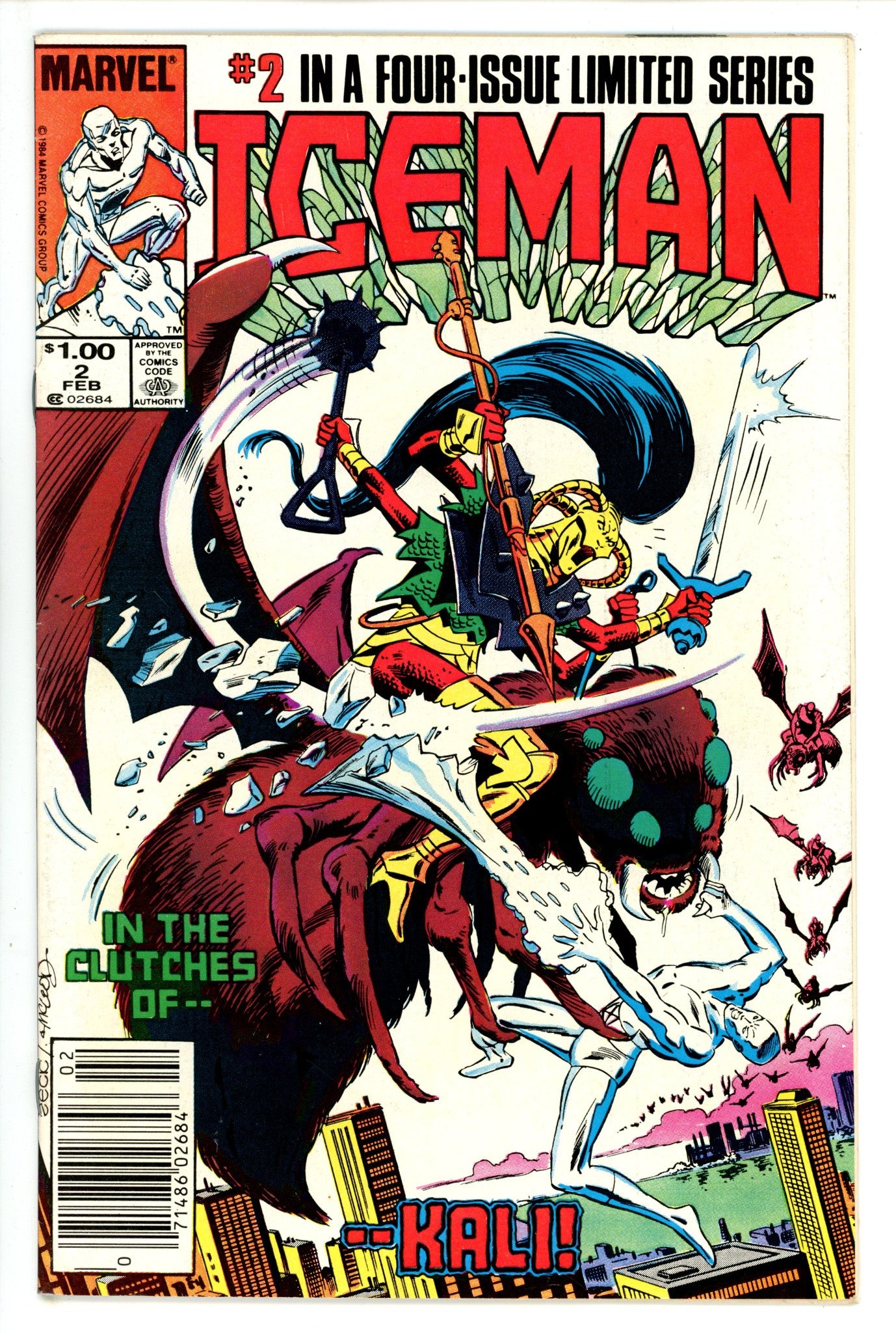 Iceman Vol 1 2 Canadian Variant FN/VF (1985)