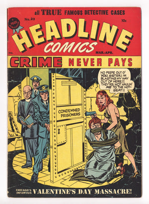 Headline Comics Vol 2 11 (23) FN (6.0) (1947) 