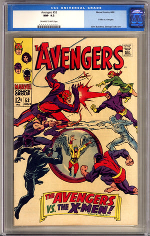The Avengers Vol 1 53 CGC 9.2 (NM-) (1968)