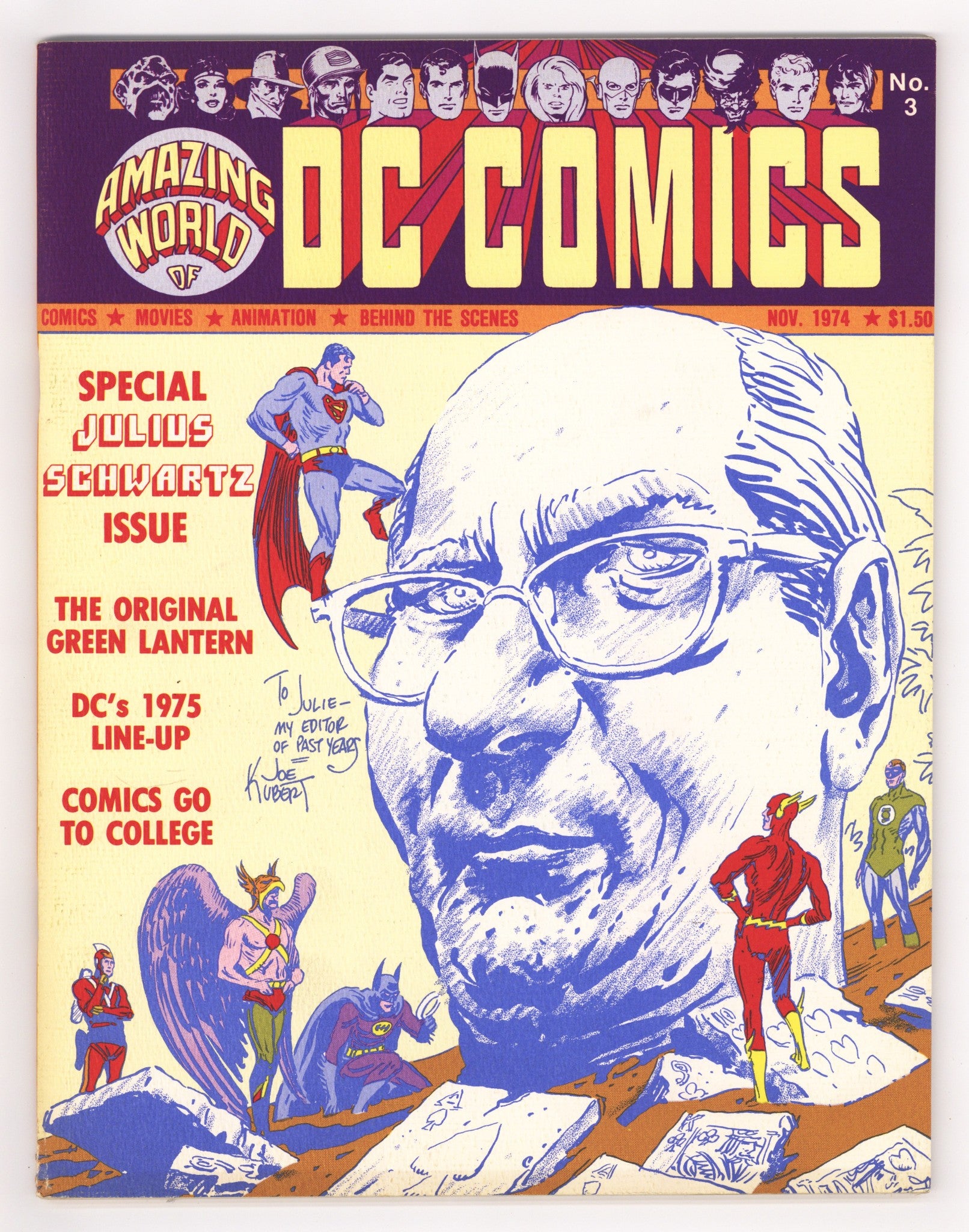 The Amazing World of DC Comics 3 FN/VF (7.0) (1974) 