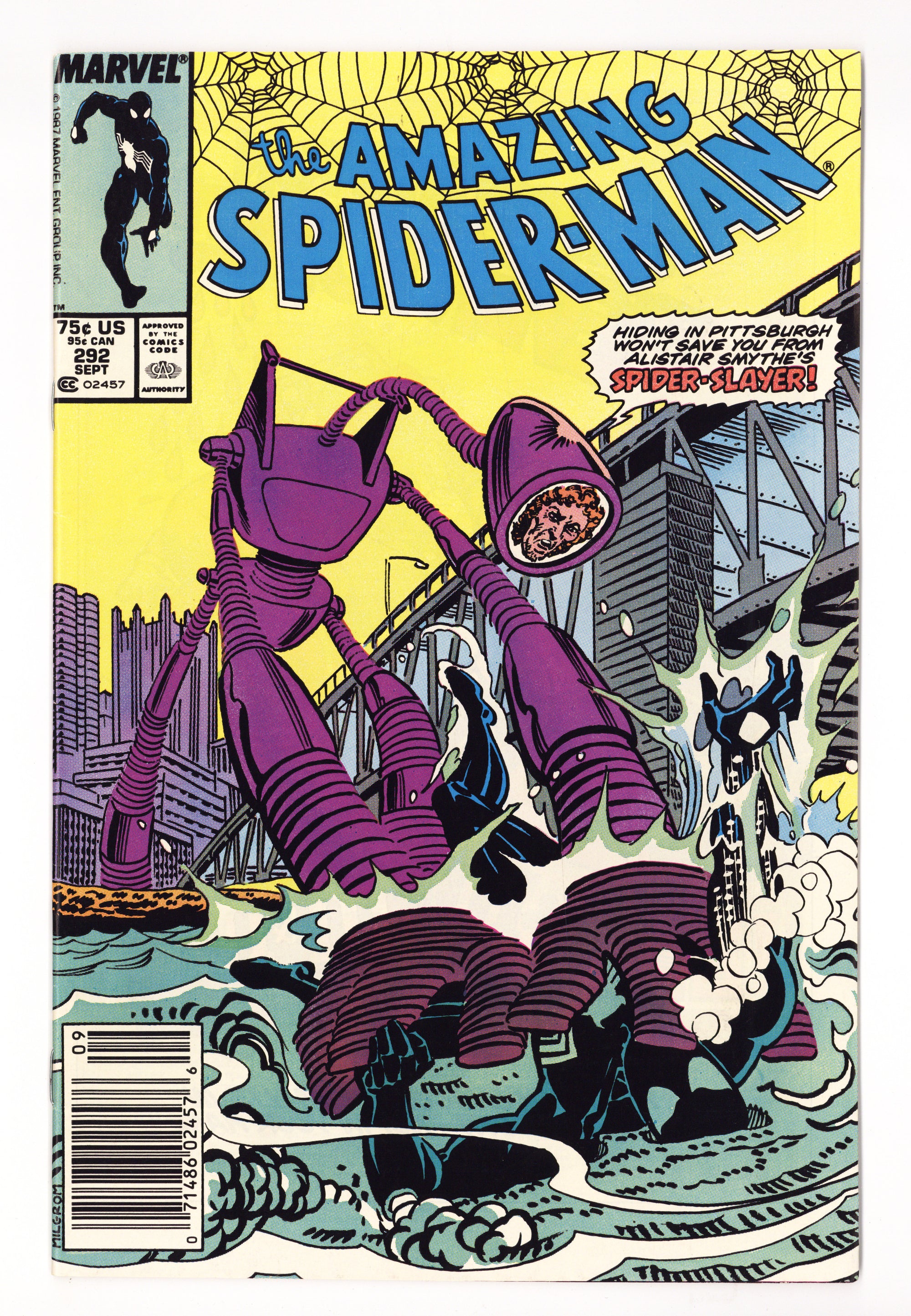 The Amazing Spider-Man Vol 1 292 Mid Grade (1987) Newsstand 
