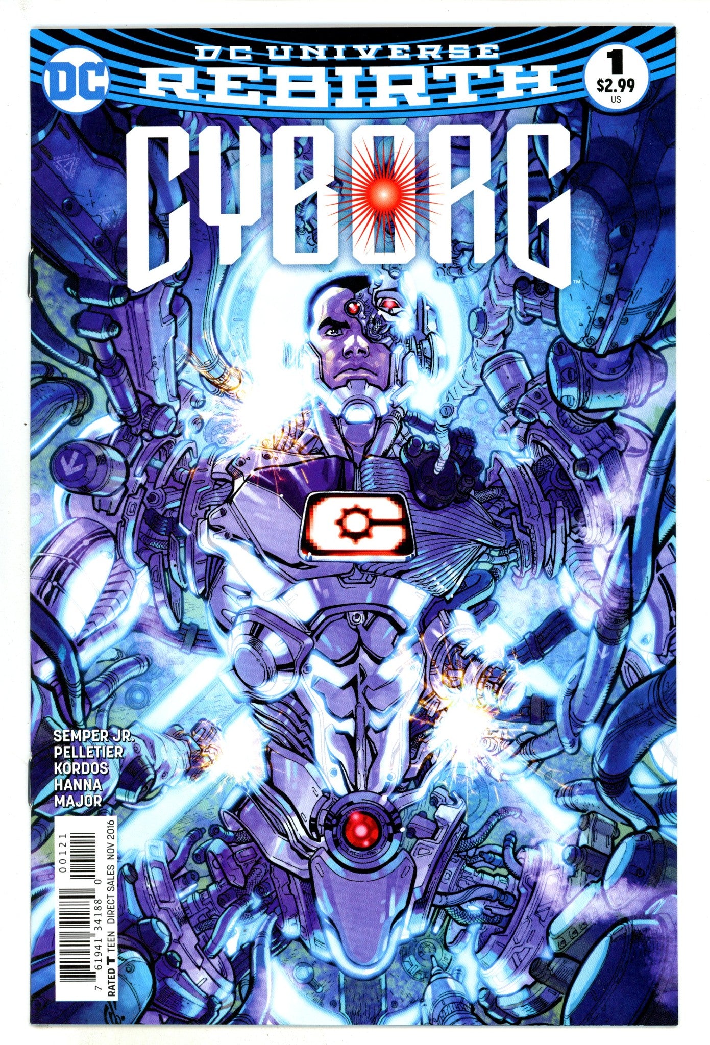 Cyborg Vol 2 1 High Grade (2016) D'Anda Variant 
