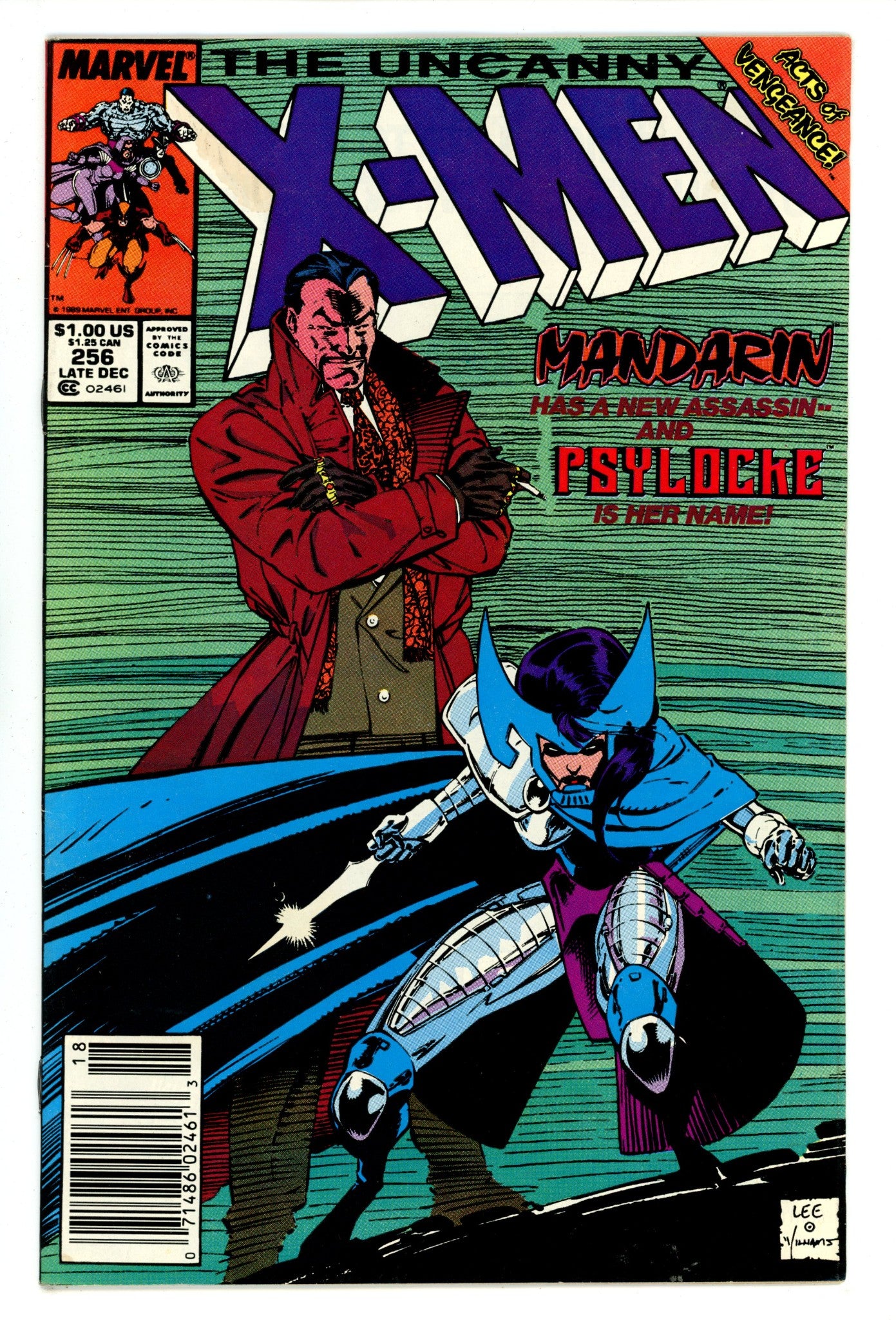 The Uncanny X-Men Vol 1 256  FN- (5.5)   (1989)     Newsstand  