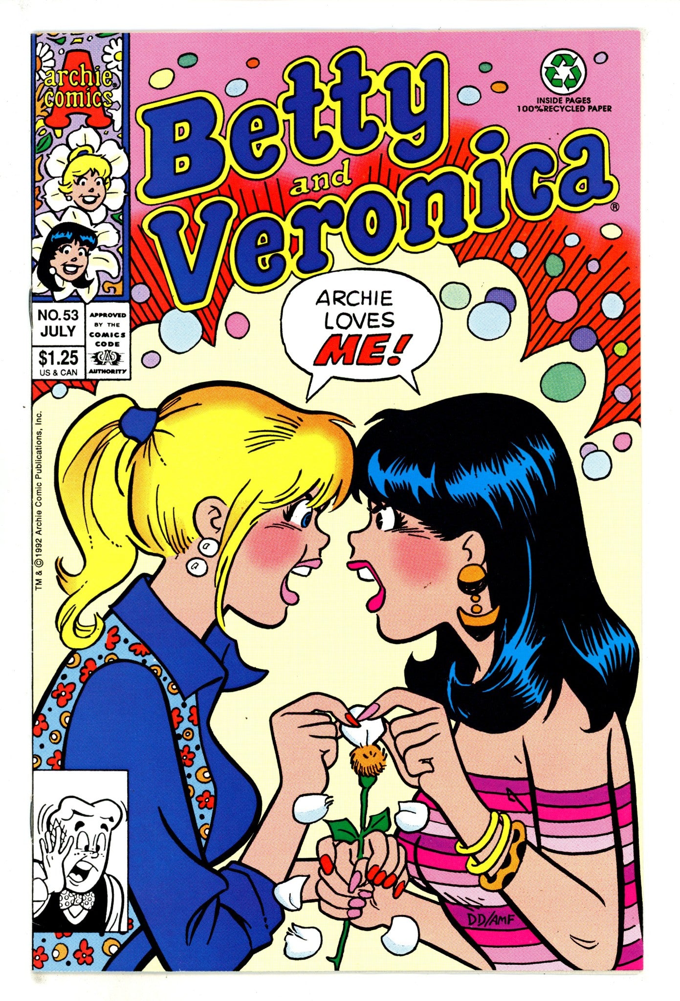 Betty and Veronica Vol 1 53 Mid Grade (1992) 