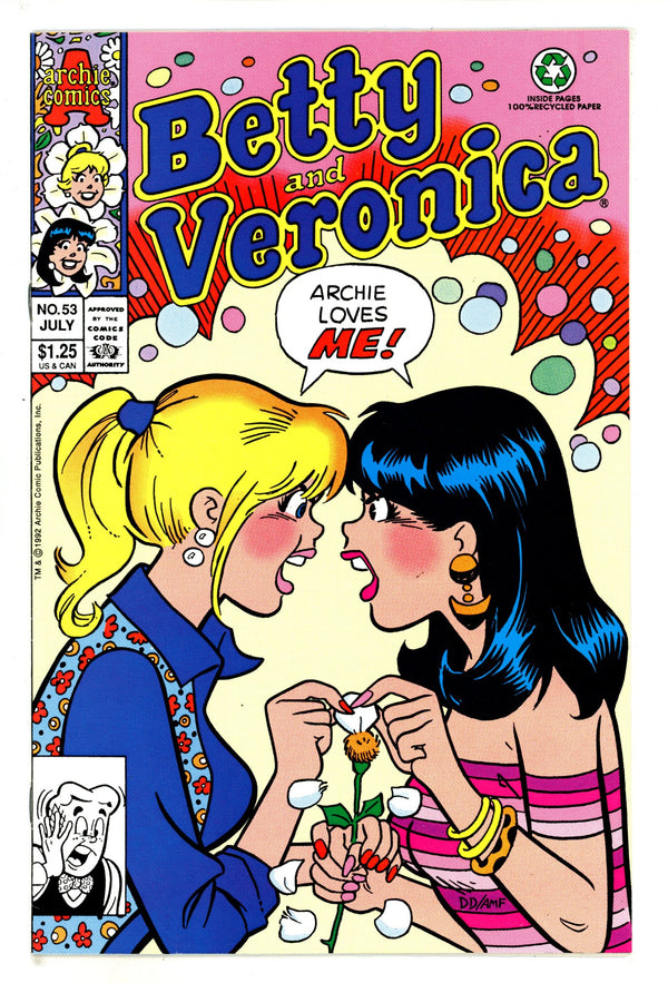 Betty and Veronica Vol 1 53 Mid Grade (1992)