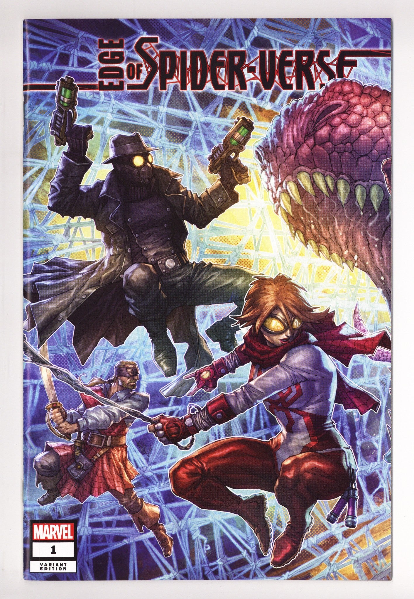 Edge of Spider-Verse Vol 2 1 NM- (9.2) (2022) Quah Connecting Exclusive Variant 