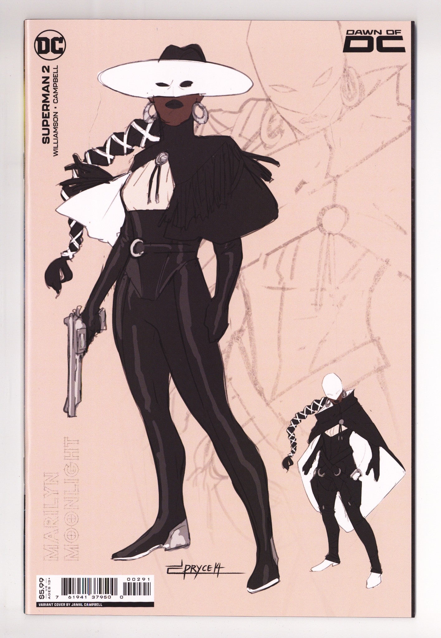 Superman Vol 6 2 High Grade (2023) Campbell Design Variant 